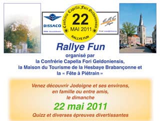 Activités Fun Rallye 2011 - Confrérie Capella Fori Geldoniensis