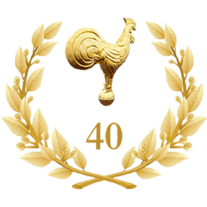 Logo 4ème biennale et 40ème anniversaire de a-la renaissance de le Capella Fori Geldoniensis.